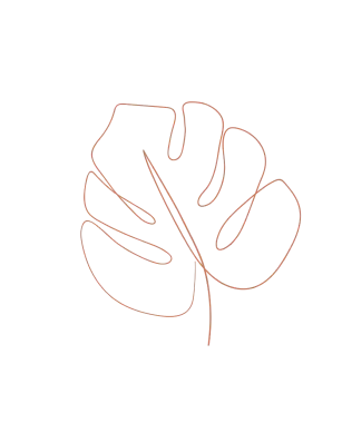 Decorative leaf accent